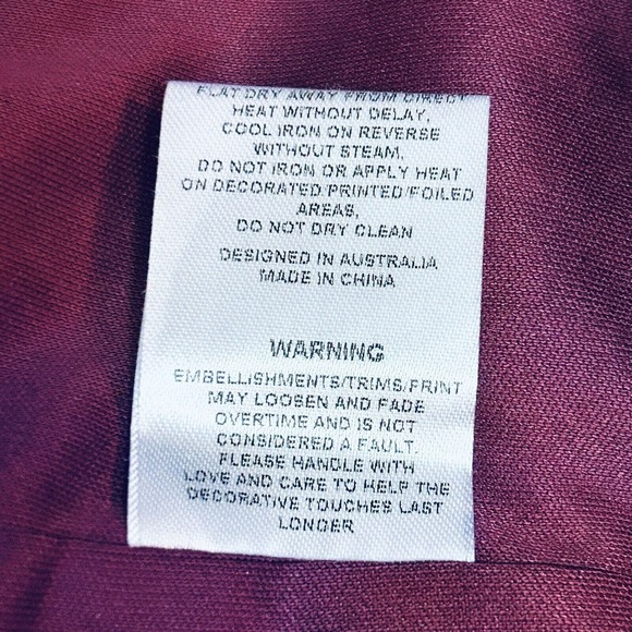 BARIANO Jersey Berry-Burgundy One Shoulder Gown Formal Cocktail Maxi Prom Dress - Picture 15 of 16